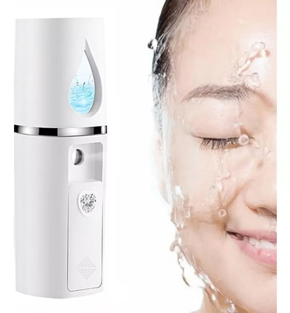 Vaporizador Facial 2 en 1 con Medidor de Hidratación | Limpieza Profunda