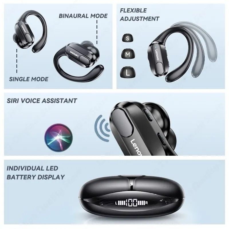 Auriculares Lenovo XT80 | Bluetooth 5.3 · HiFi · Resistente al Sudor