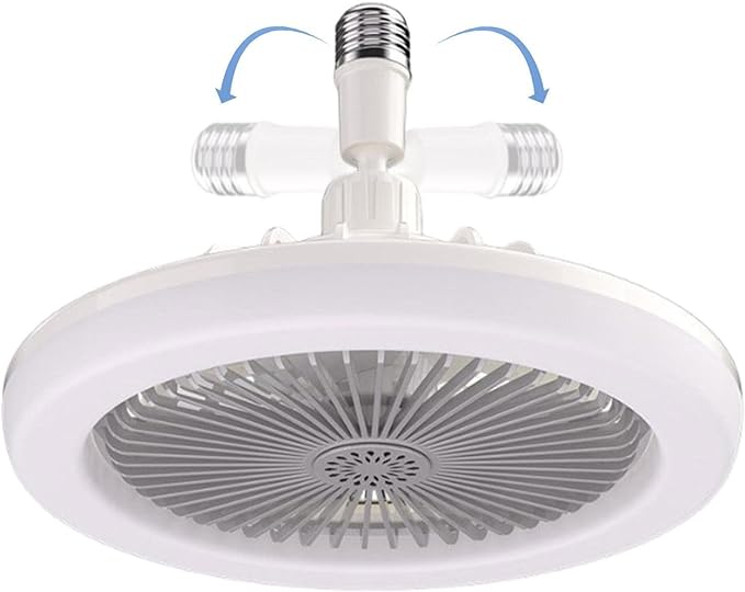 Ventilador Luz LED 2 En 1 | Iluminación + Brisa · Control Remoto · Ahorra Energía