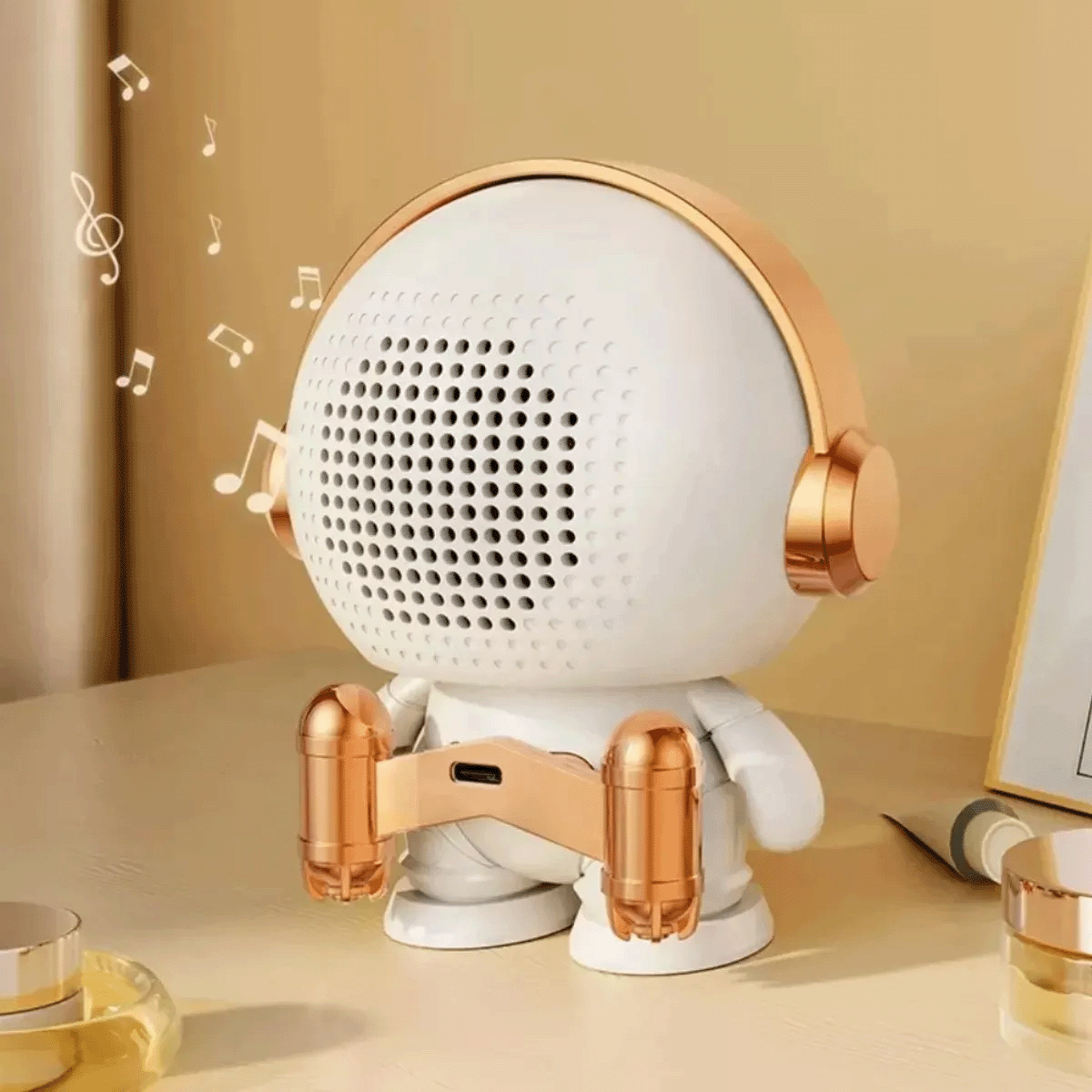 Parlante Bluetooth Astronauta K-29 | HiFi · 6H Batería · Decorativo
