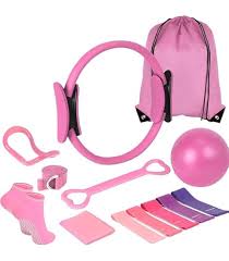 Kit de Pilates y Yoga 14 Piezas | Aro + Bandas + Pelota + Bolsa
